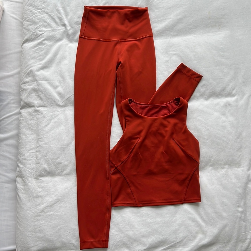 Invigorate Training Tank Top & Wunder Train High-Rise Tight - Top & Pant size 2